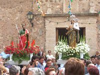 San Judas y la Virgen